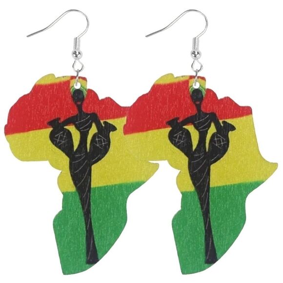 Fun festive dangle earrings - Picture 2 of 4